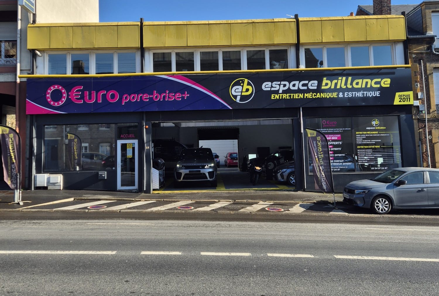Centre Euro Pare Brise + à Charleville-Mézières - Façade du magasin
